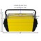 Fleming Supply 3-Tier Parts and Crafts Toolbox 18-inch Cantilever Utility with 5 Compartments for Storage (Yellow) 830778LUM - alternate 3